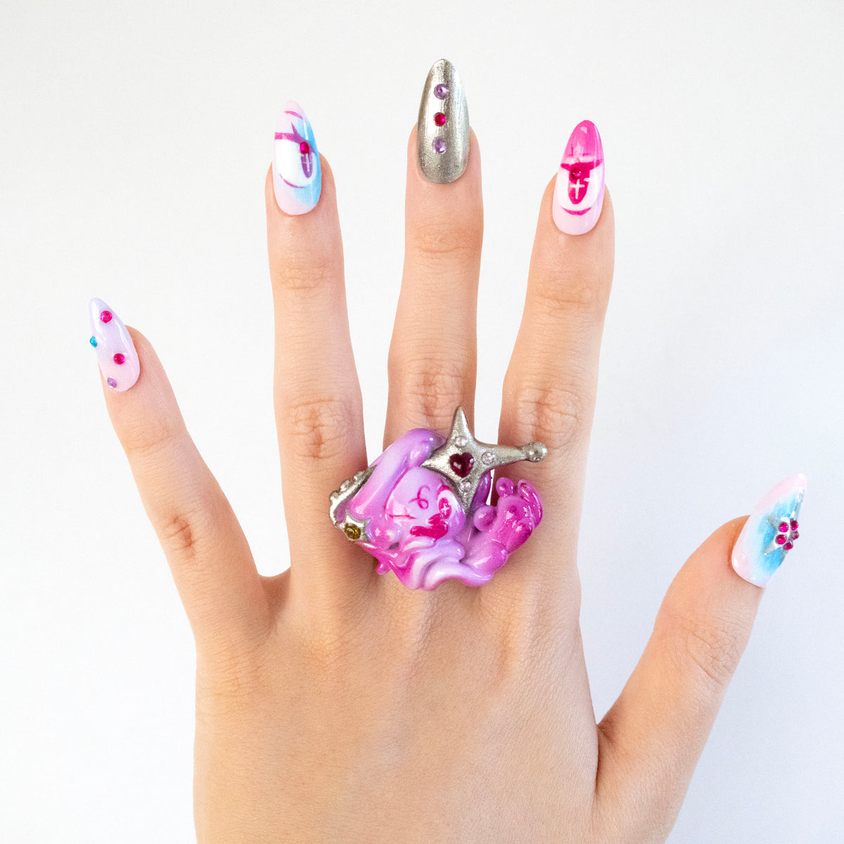 Isolde Candied Platina Ring