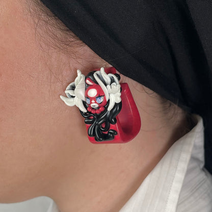 Necrofloria Yumi Single Earring