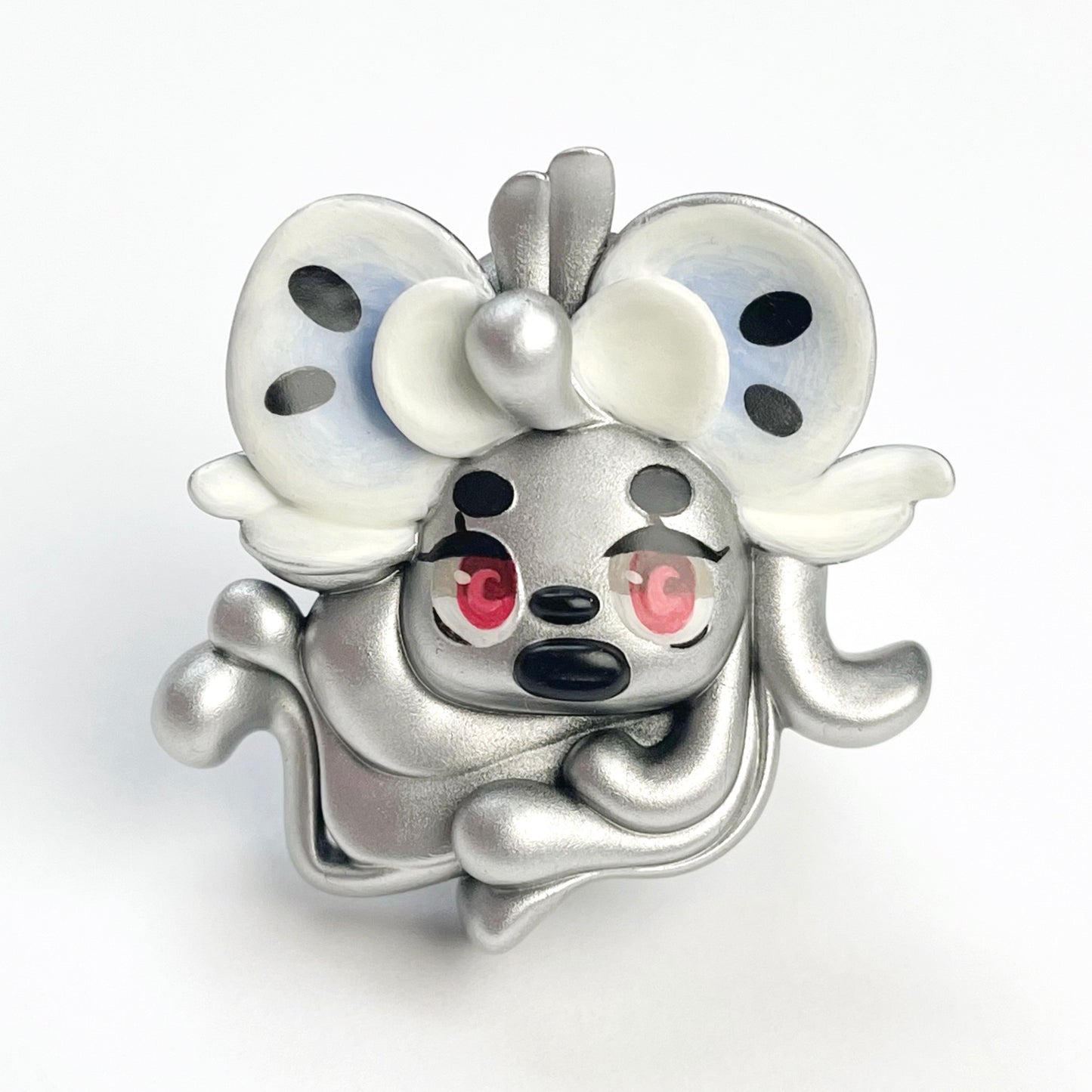 (Made-to-Order) Silver Necrofloria Hana Ring