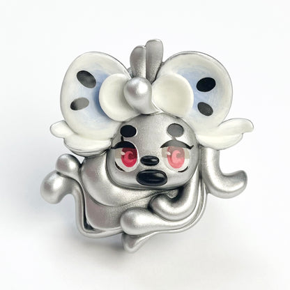 (Made-to-Order) Silver Necrofloria Hana Ring