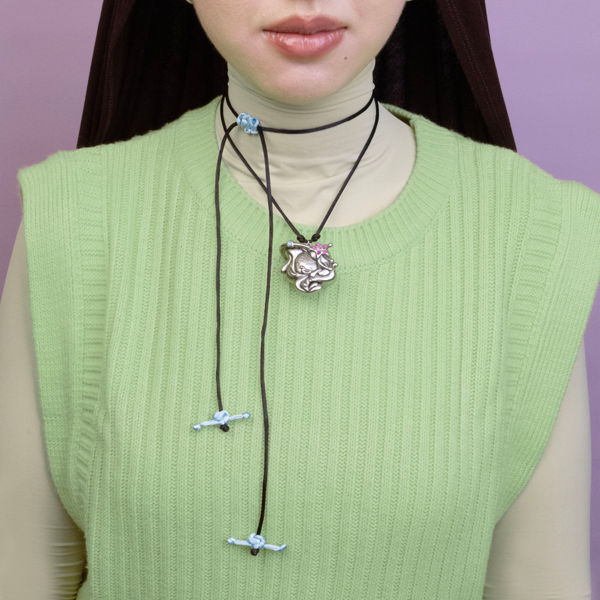Elias Platina Necklace