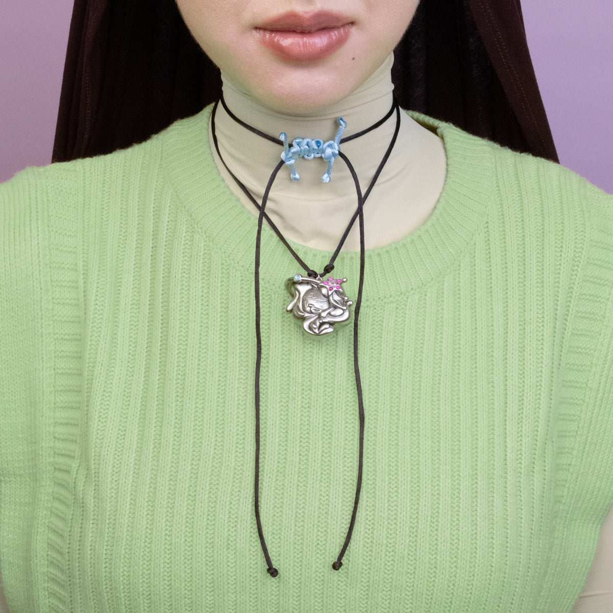 Elias Platina Necklace