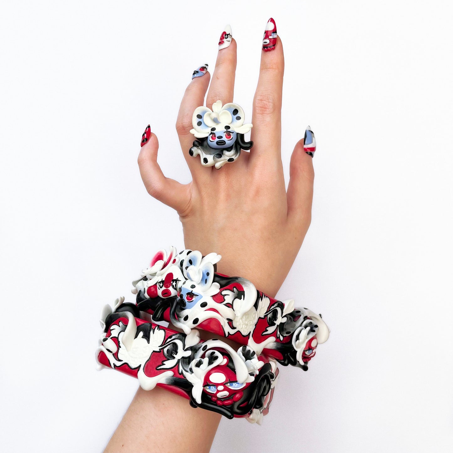 Necrofloria Squared Bangle