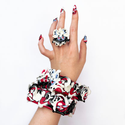 Necrofloria Squared Bangle