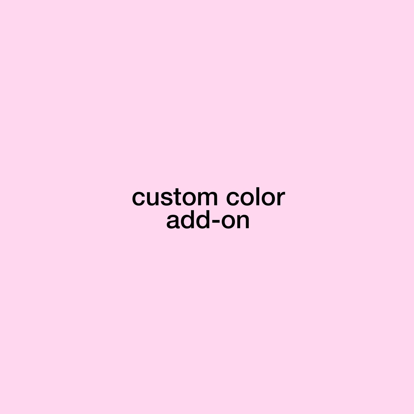 Custom Color Add-On