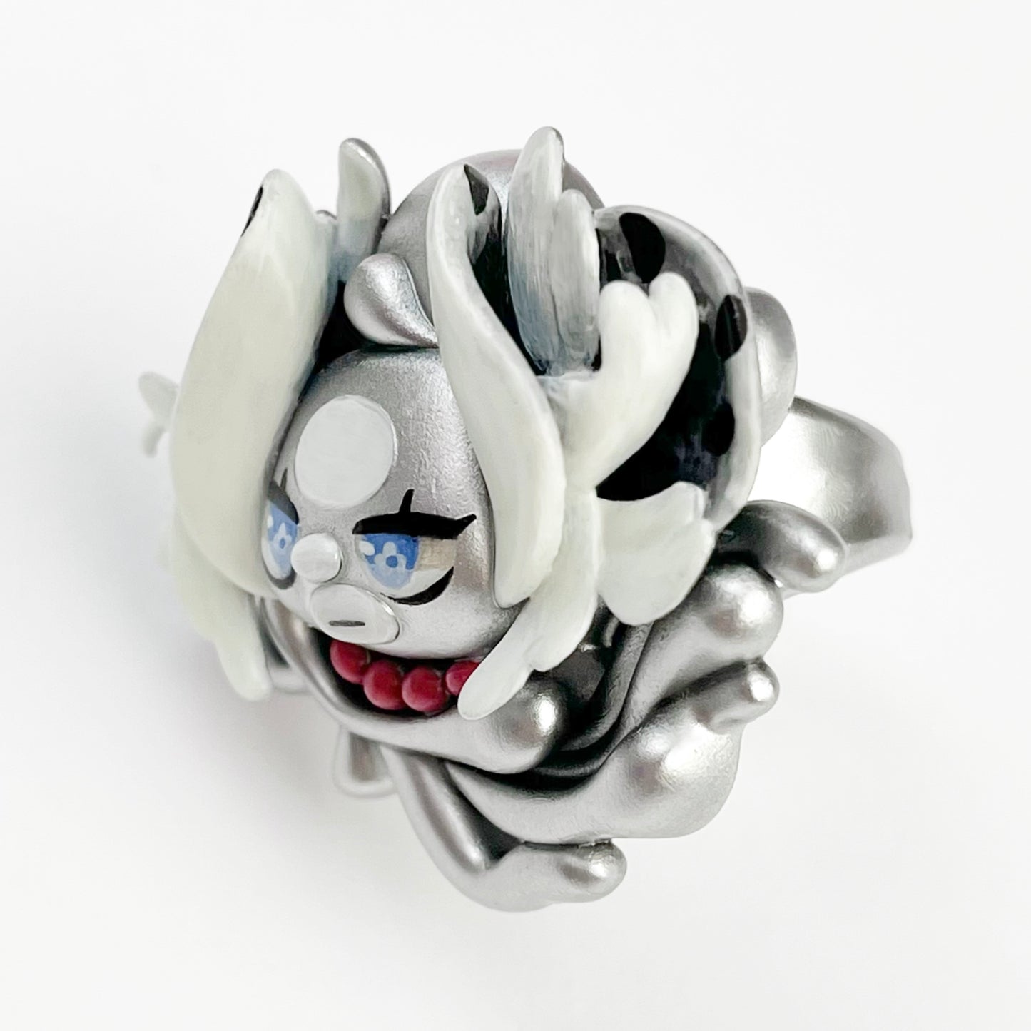 (Made-to-Order) Silver Necrofloria Yumi Ring
