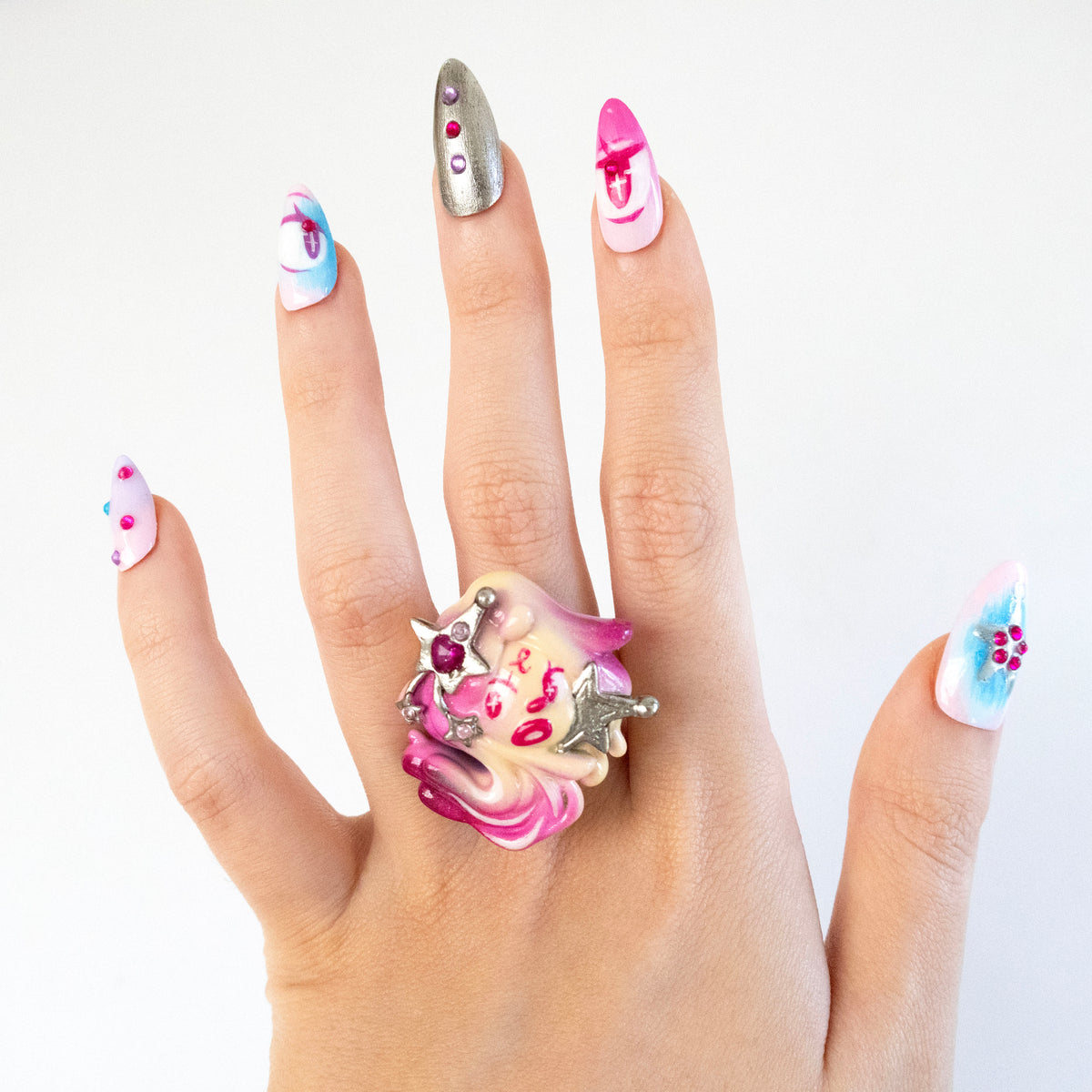 Solenne Candied Platina Ring