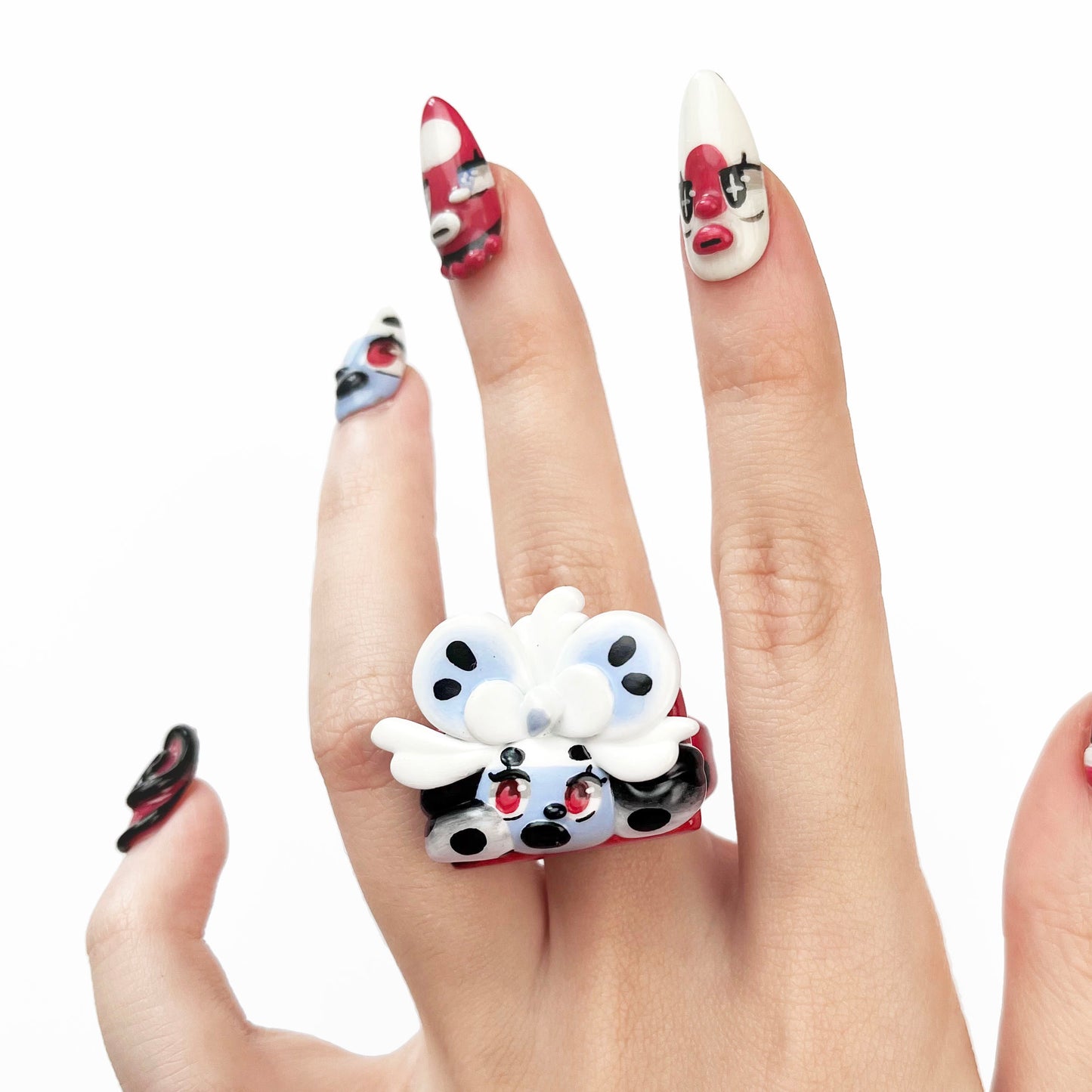 Mini Necrofloria Hana Ring