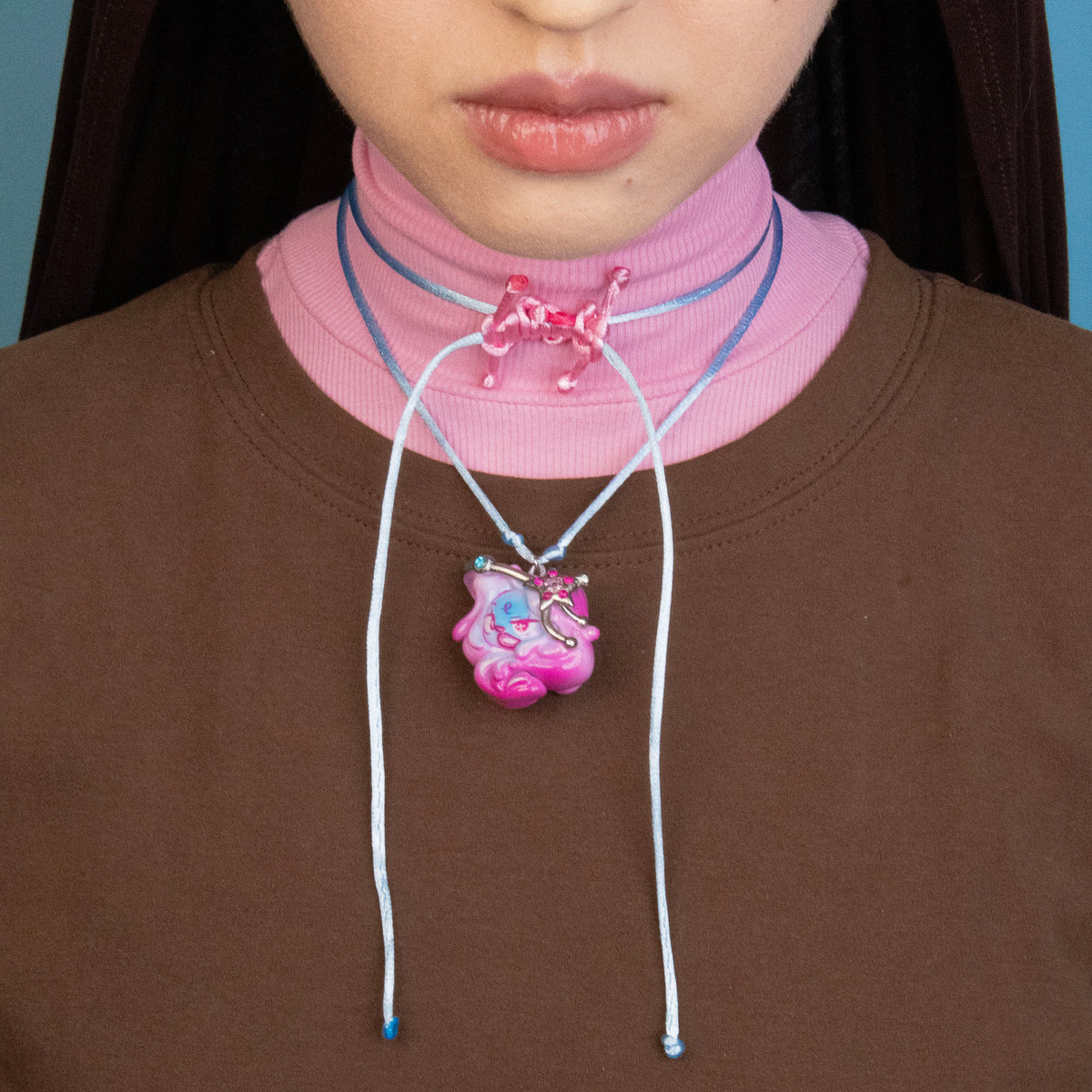 Elias Candied Platina Necklace