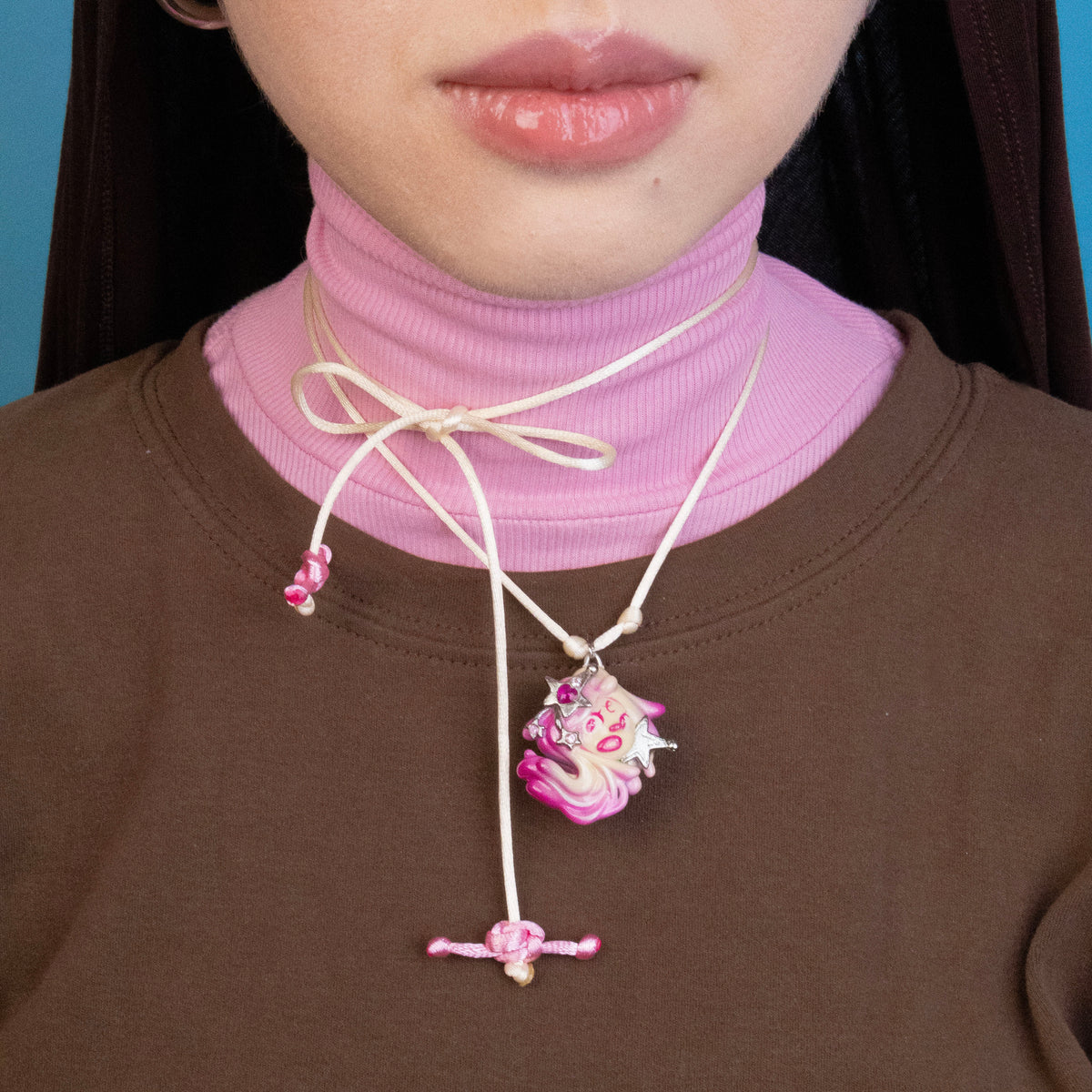 Solenne Candied Platina Necklace