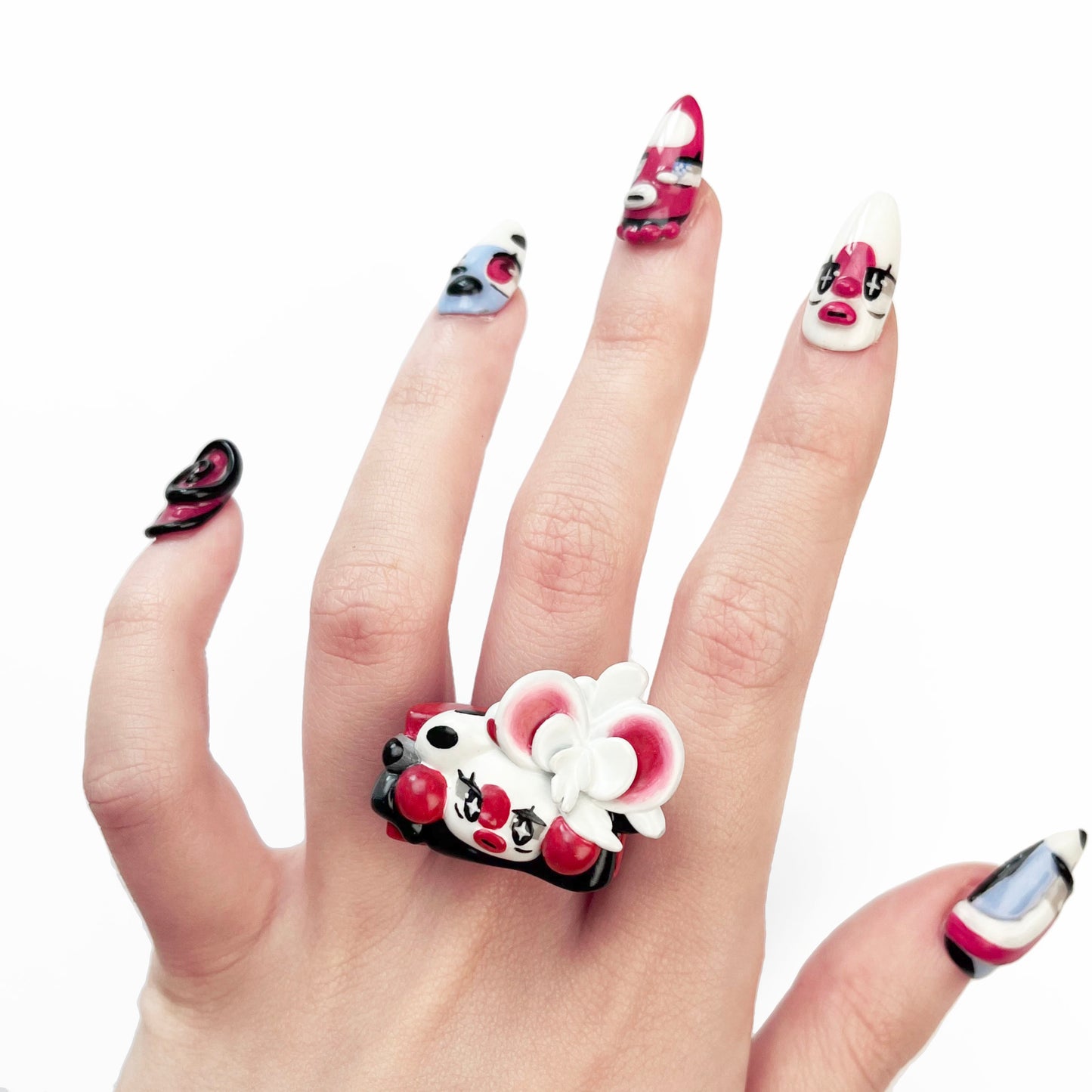 Mini Necrofloria Suki Ring