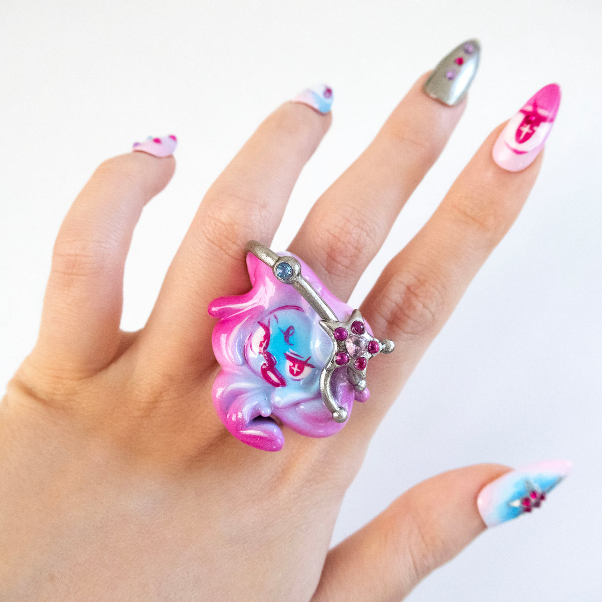 Elias Candied Platina Ring