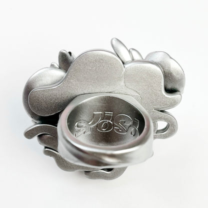 (Made-to-Order) Silver Necrofloria Yumi Ring