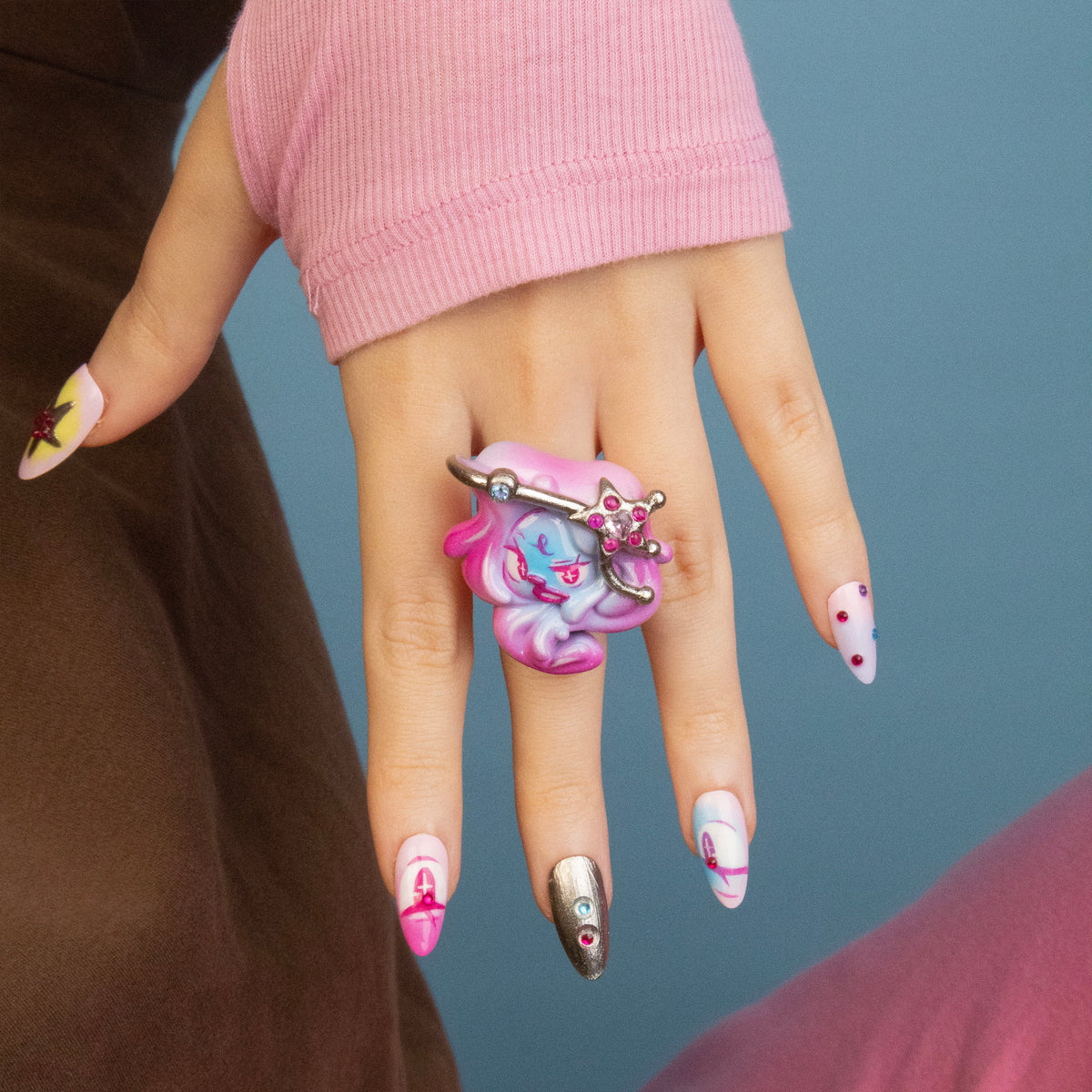 Elias Candied Platina Ring