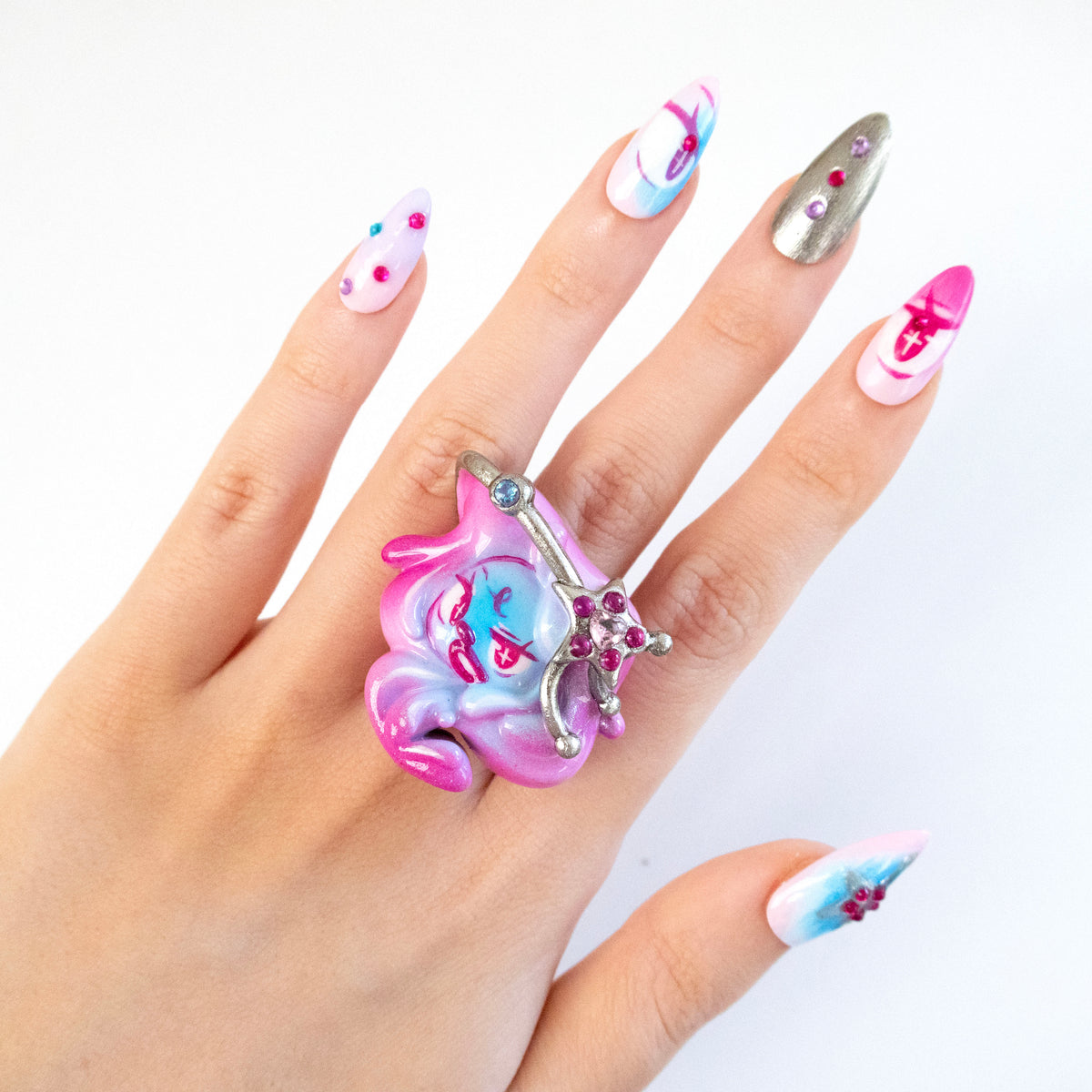 Elias Candied Platina Ring