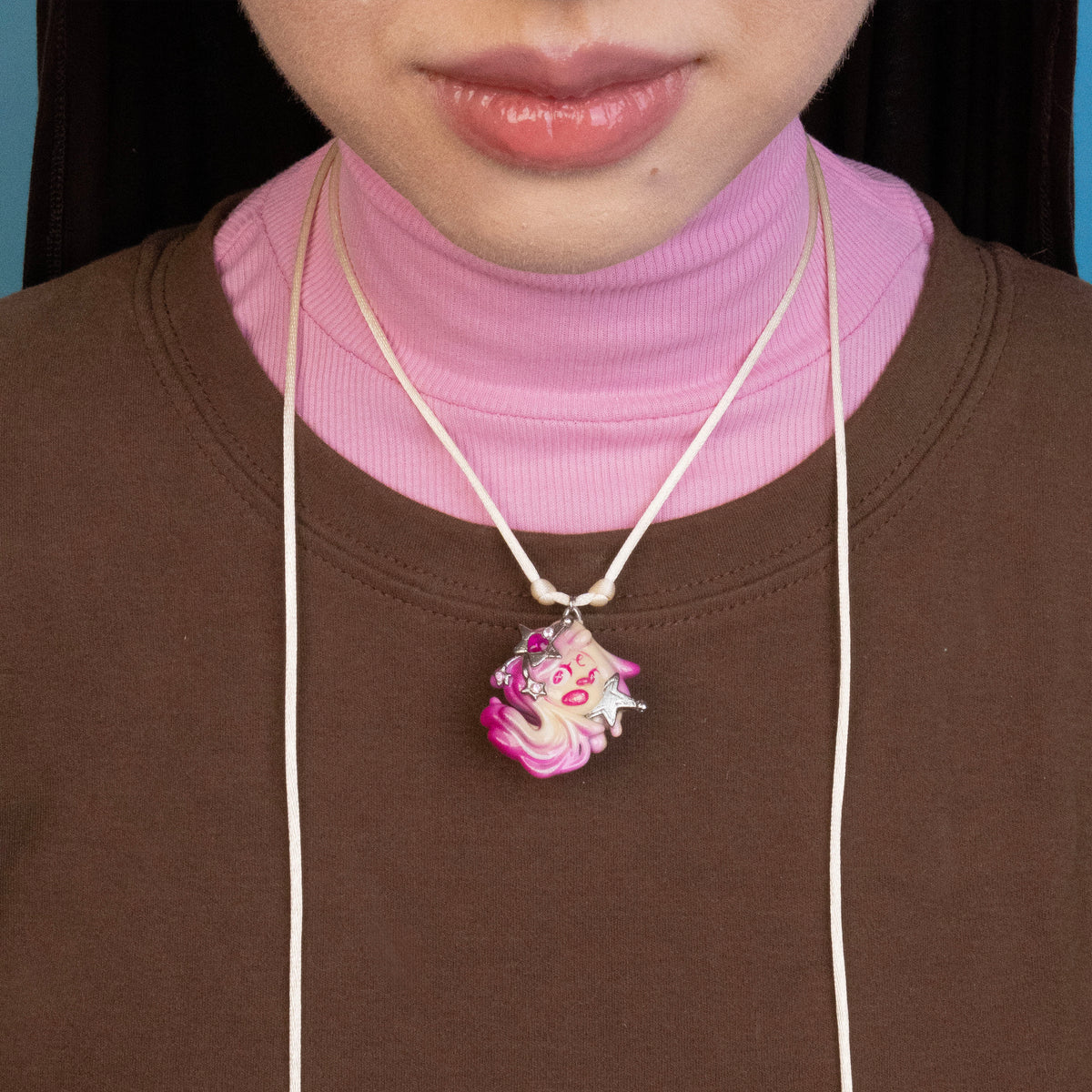 Solenne Candied Platina Necklace