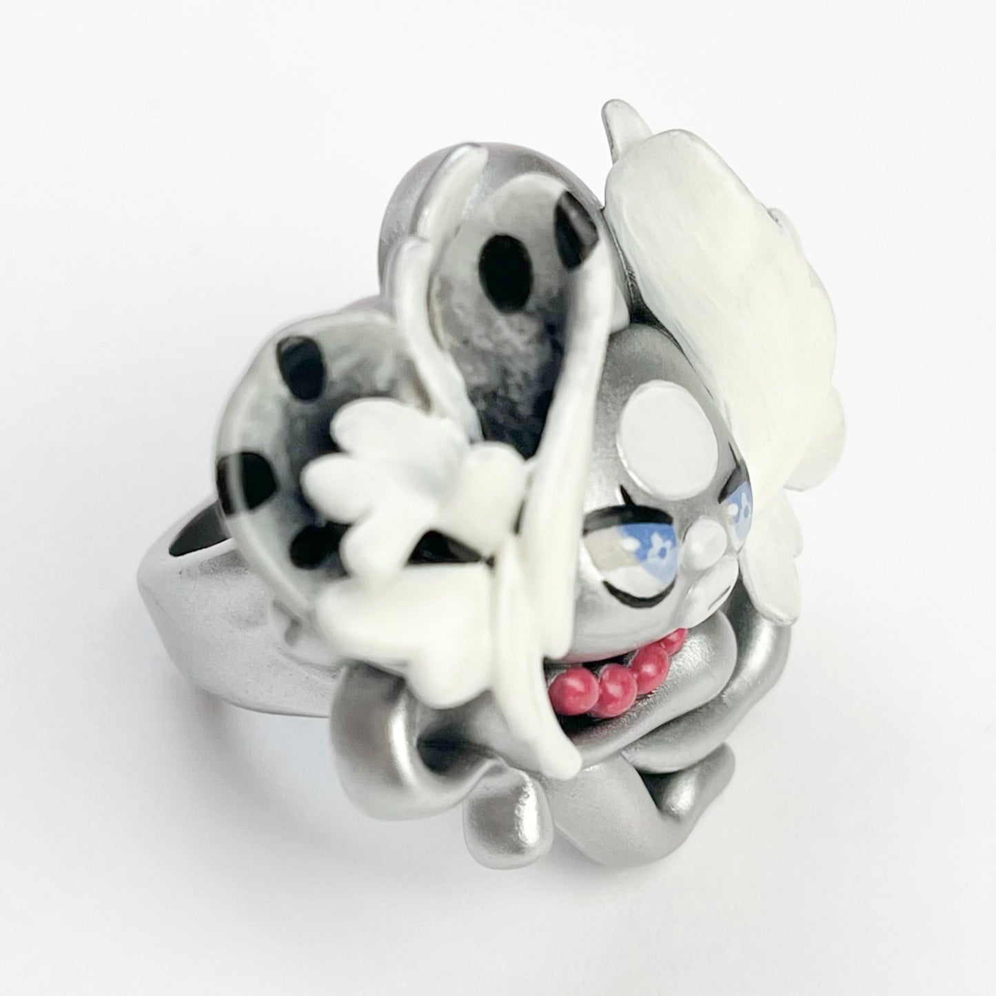 (Made-to-Order) Silver Necrofloria Yumi Ring